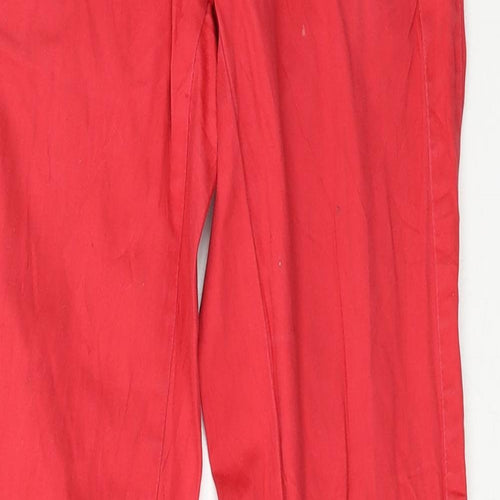 Slouse Womens Red   Capri Trousers Size XS L28 in