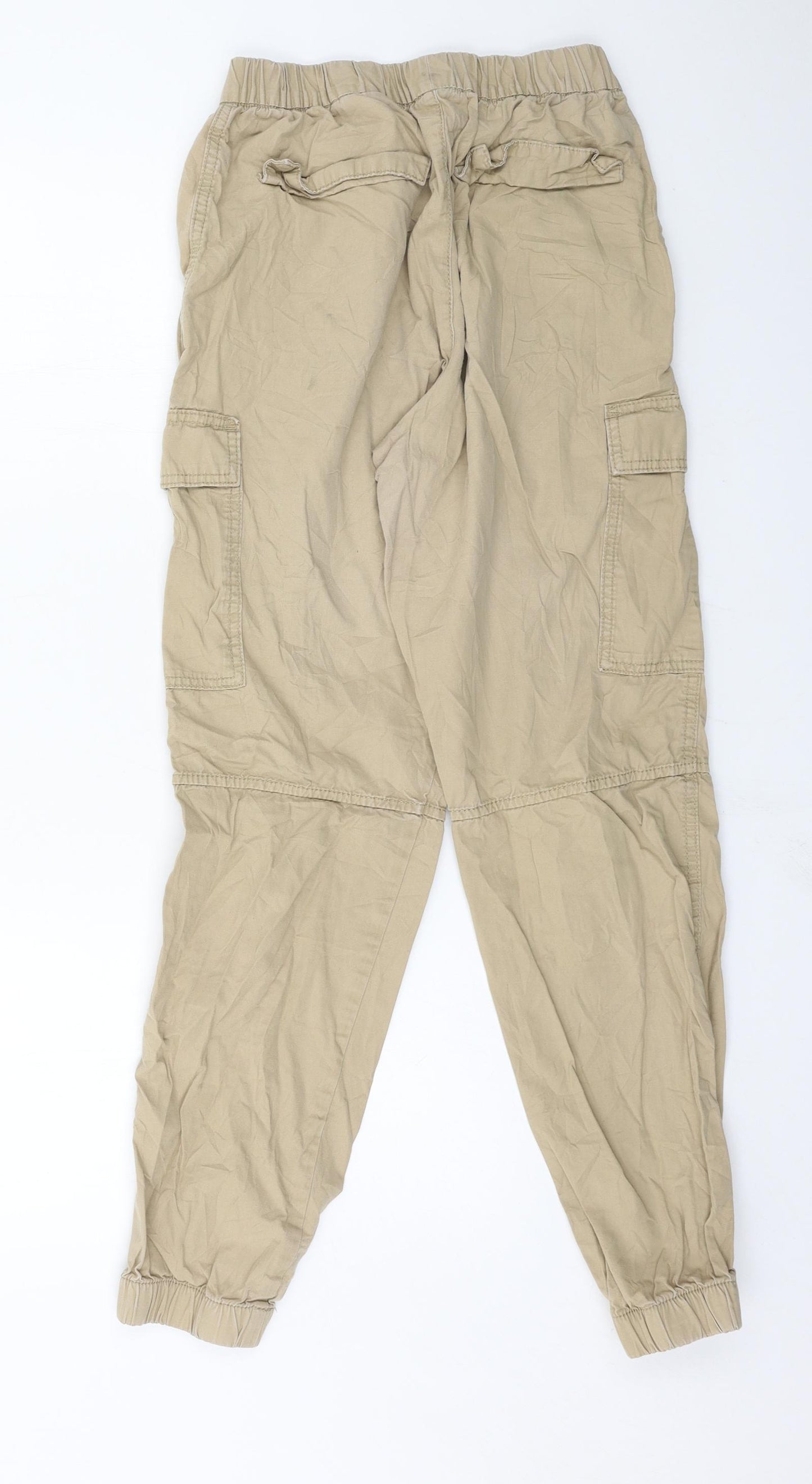 H&M Girls Brown   Cargo Trousers Size 16 Years