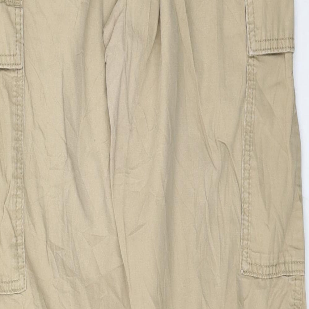 H&M Girls Brown   Cargo Trousers Size 16 Years