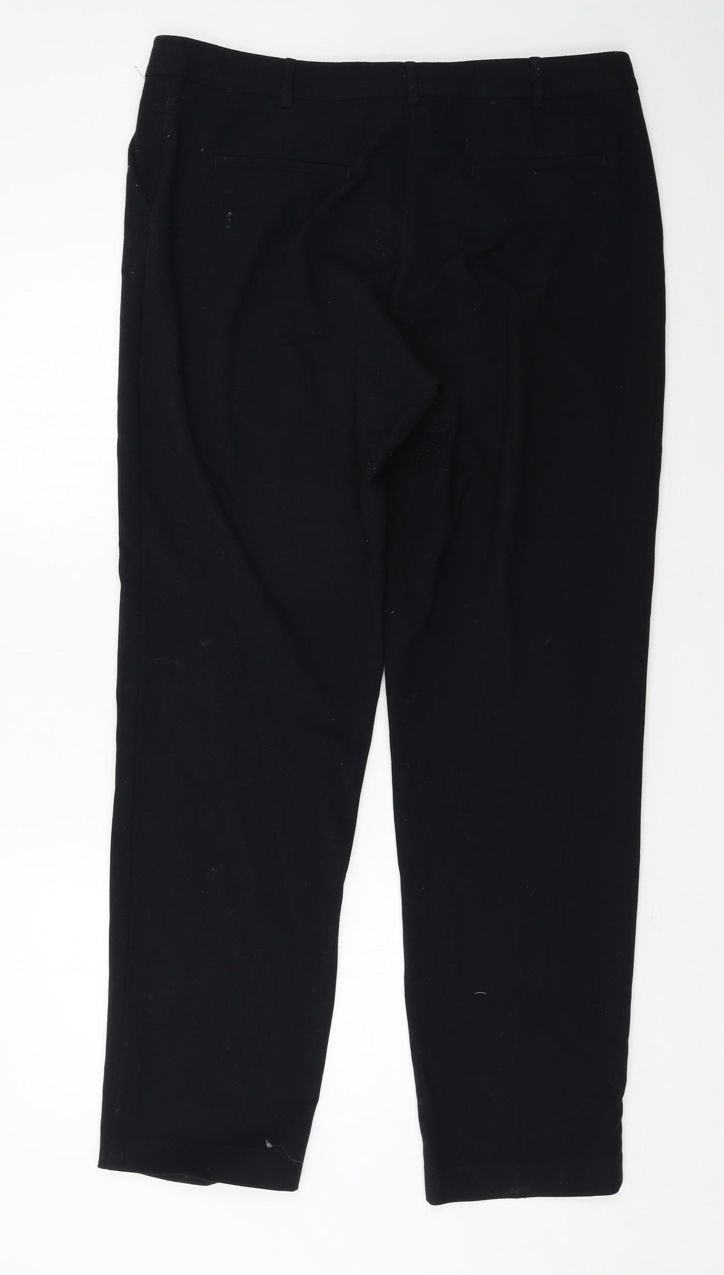Marks and Spencer Womens Black   Trousers  Size 16 L31 in