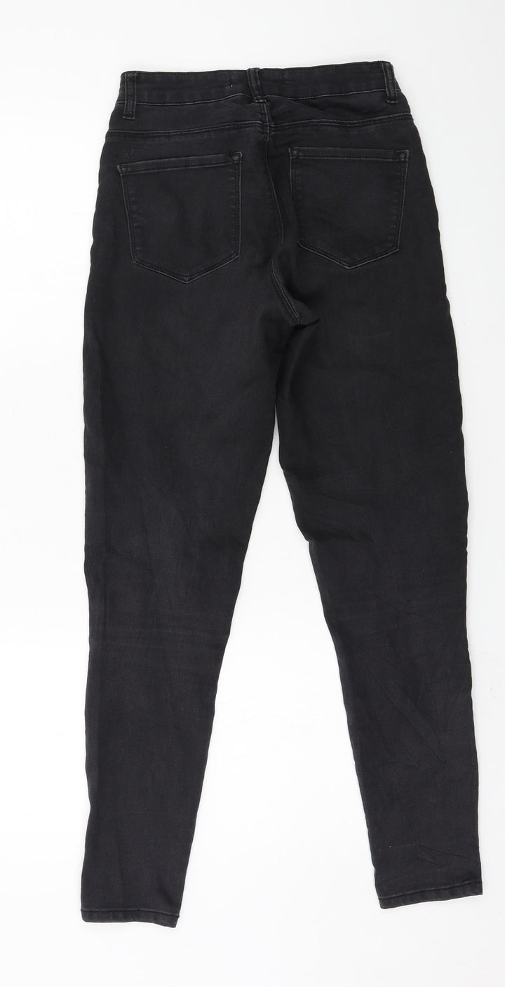 Denim & Co. Womens Grey  Denim Skinny Jeans Size 6 L27 in