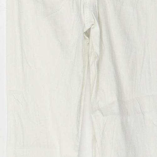 Camaïeu Womens White  Denim Skinny Jeans Size 28 in L26 in
