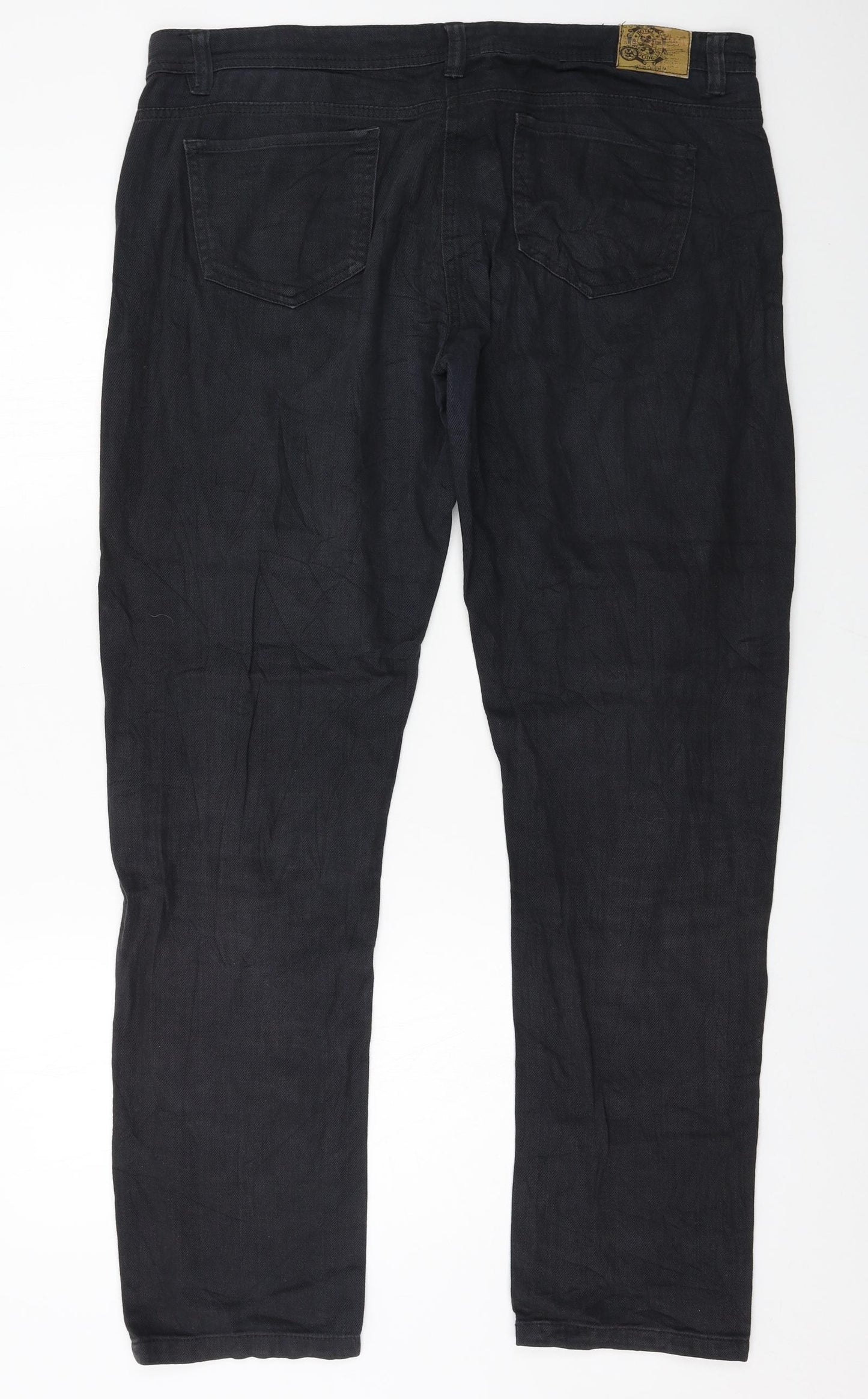 RESERVED Womens Grey  Denim Straight Jeans Size 14 L20 in