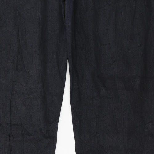 RESERVED Womens Grey  Denim Straight Jeans Size 14 L20 in