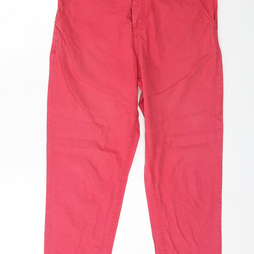 Divided Womens Pink   Chino Trousers Size 10 L26 in