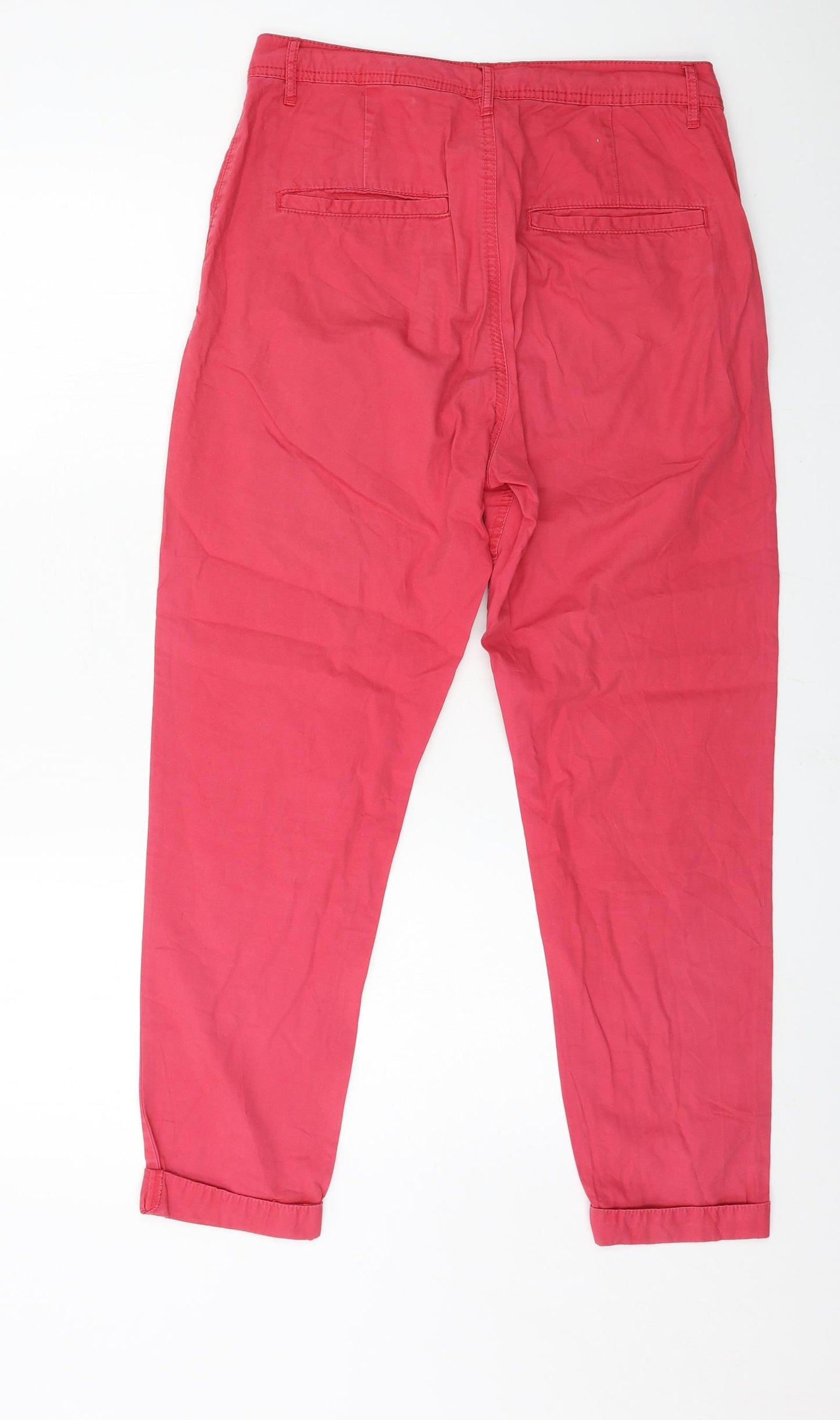Divided Womens Pink   Chino Trousers Size 10 L26 in