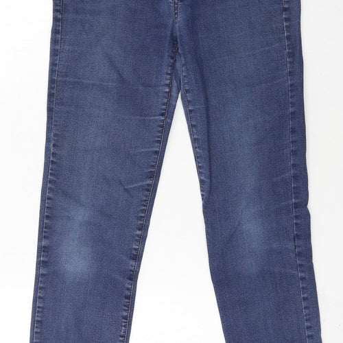 Preworn Womens Blue  Denim Skinny Jeans Size 8 L29 in