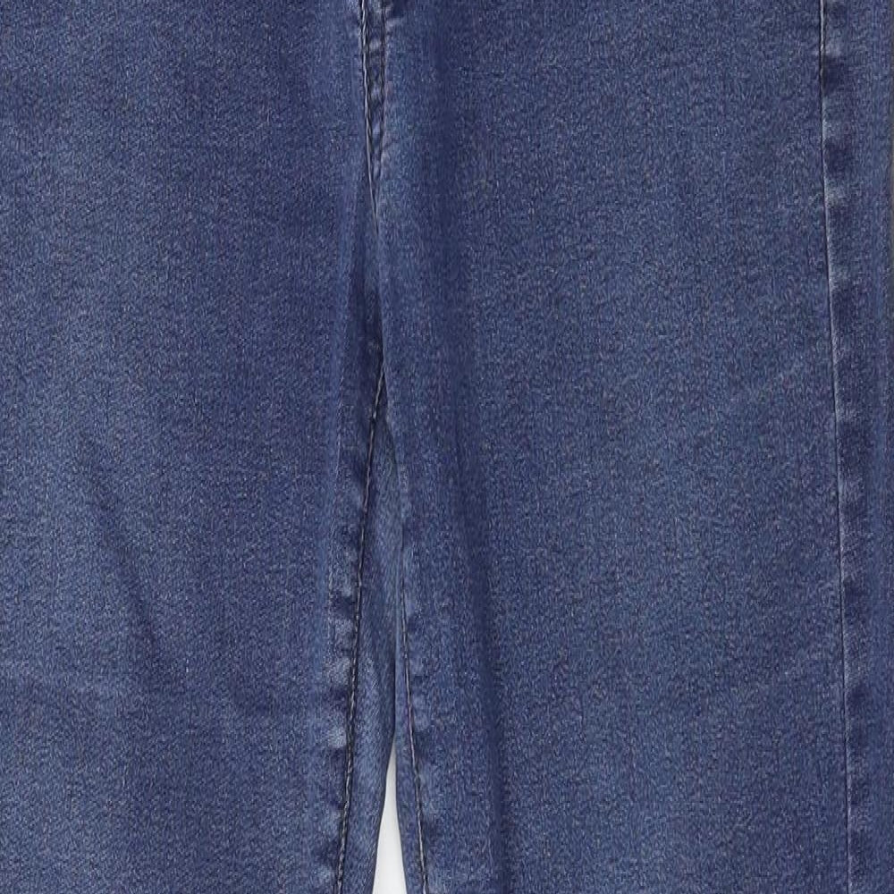 Preworn Womens Blue  Denim Skinny Jeans Size 8 L29 in
