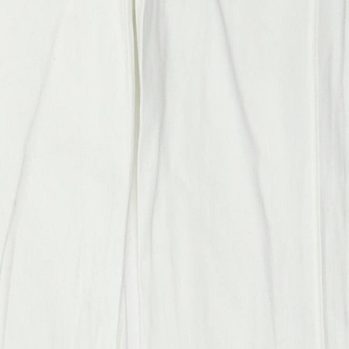 Denim & Co. Womens White  Denim Skinny Jeans Size 10 L31 in