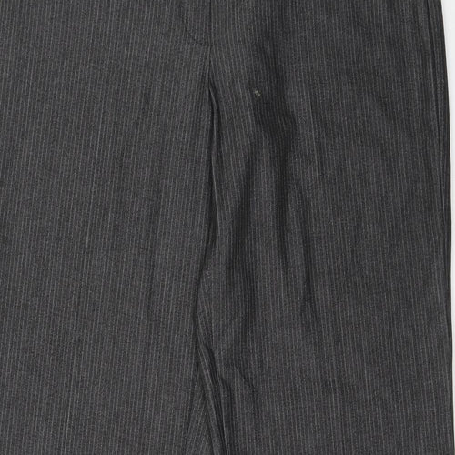Preworn Womens Green Striped  Trousers  Size 12 L31 in