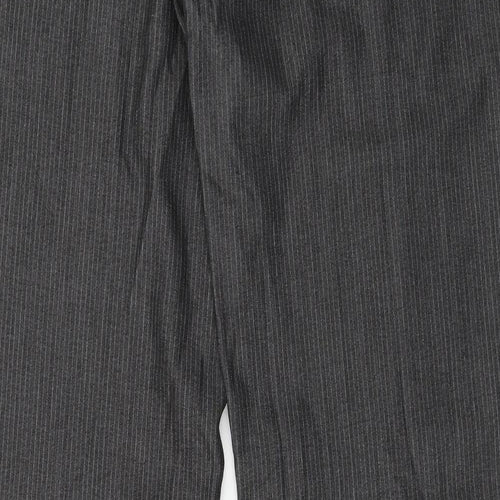 Preworn Womens Green Striped  Trousers  Size 12 L31 in