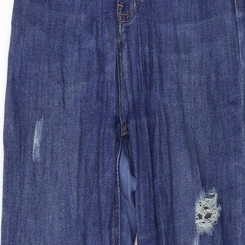 Denim Life Womens Black  Denim Skinny Jeans Size 10 L28 in