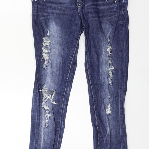 Only Womens Blue  Denim Straight Jeans Size 28 in L32 in