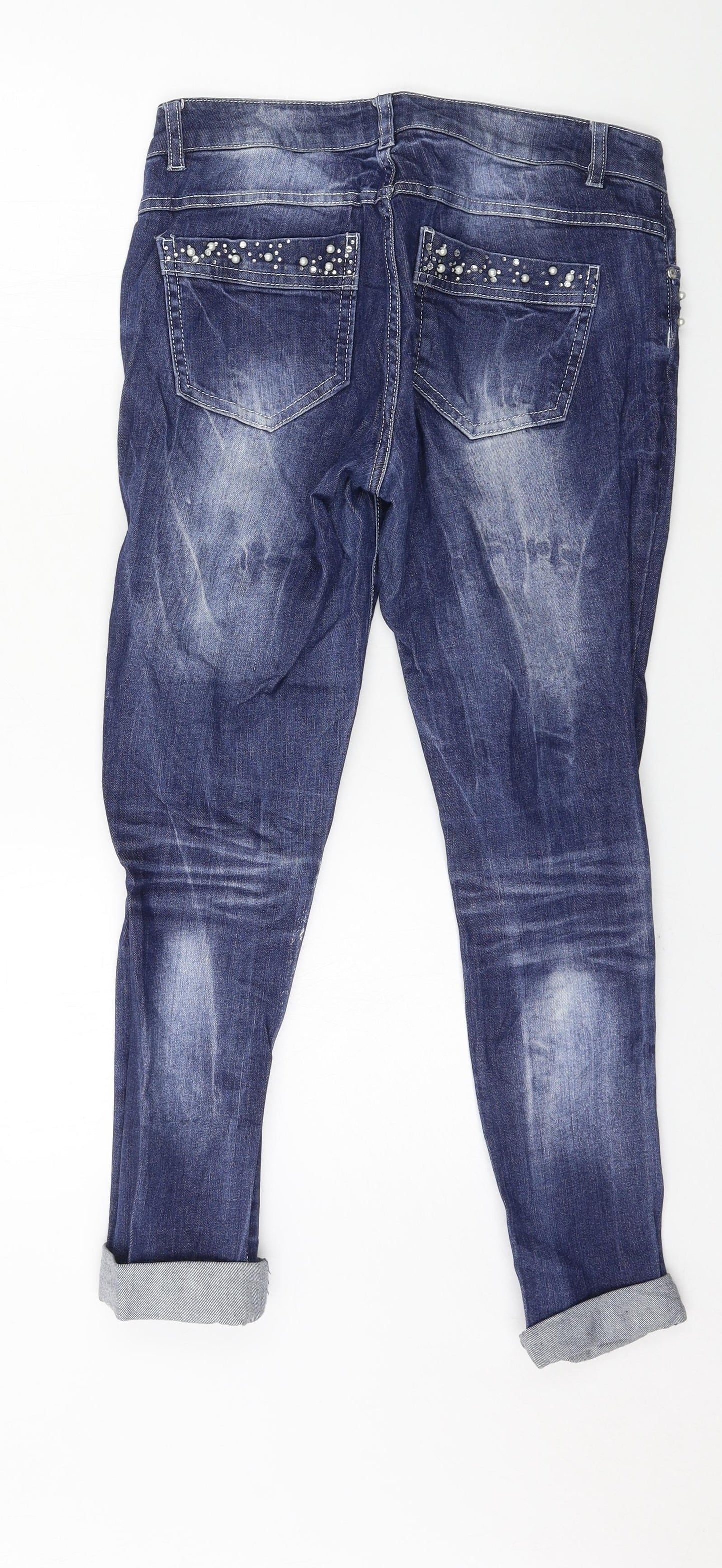 Only Womens Blue  Denim Straight Jeans Size 28 in L32 in