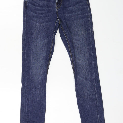Denim & Co. Womens Blue  Denim Skinny Jeans Size 6 L25 in