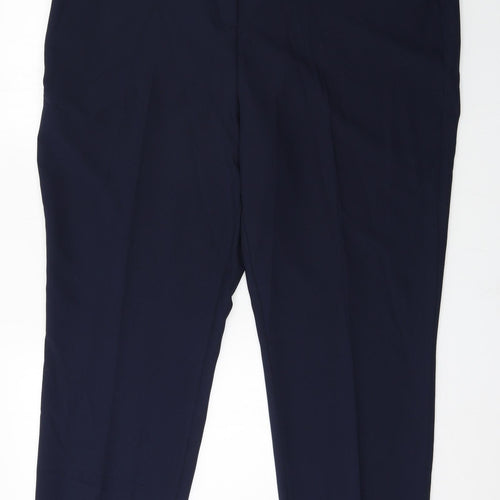 Peacocks Womens Blue   Trousers  Size 22 L27 in