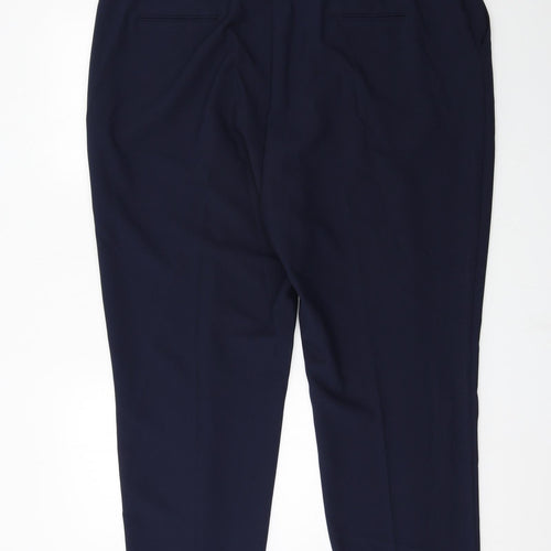 Peacocks Womens Blue   Trousers  Size 22 L27 in