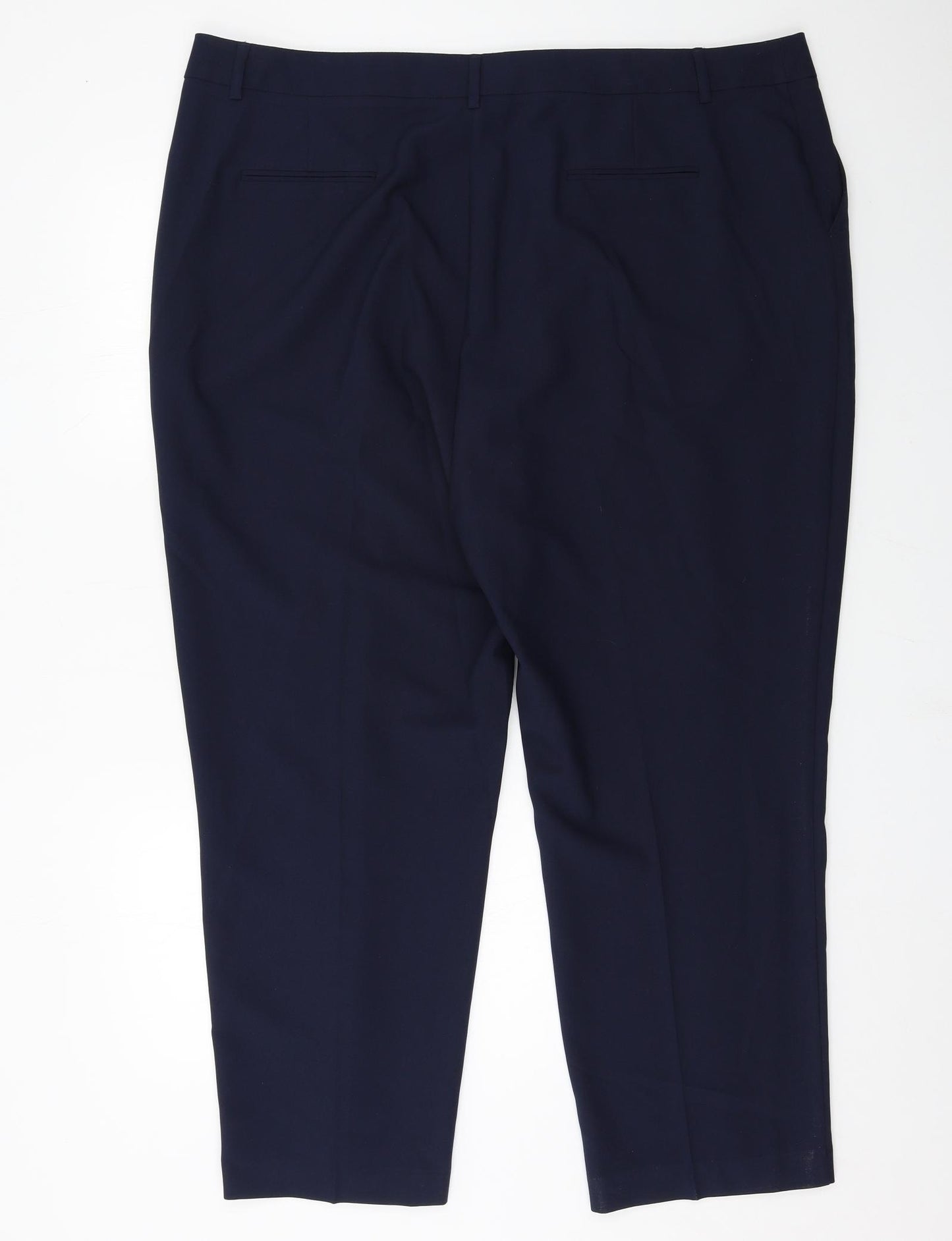 Peacocks Womens Blue   Trousers  Size 22 L27 in