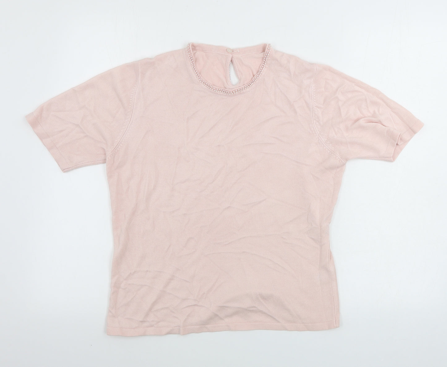 Marks and Spencer  Womens Pink   Pullover Jumper Size 14