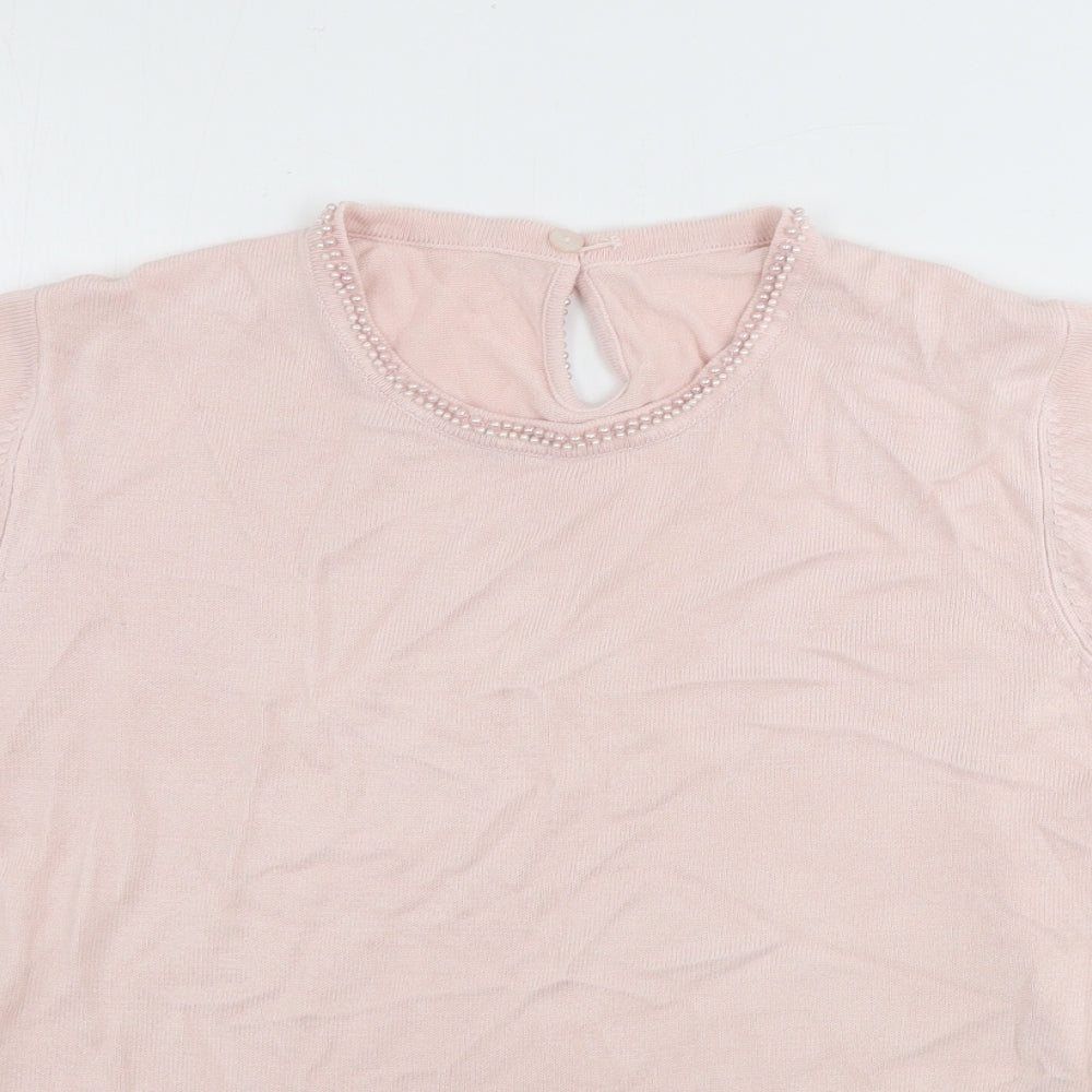 Marks and Spencer  Womens Pink   Pullover Jumper Size 14