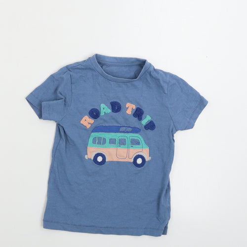Marks and Spencer  Boys Blue   Basic T-Shirt Size 2 Years