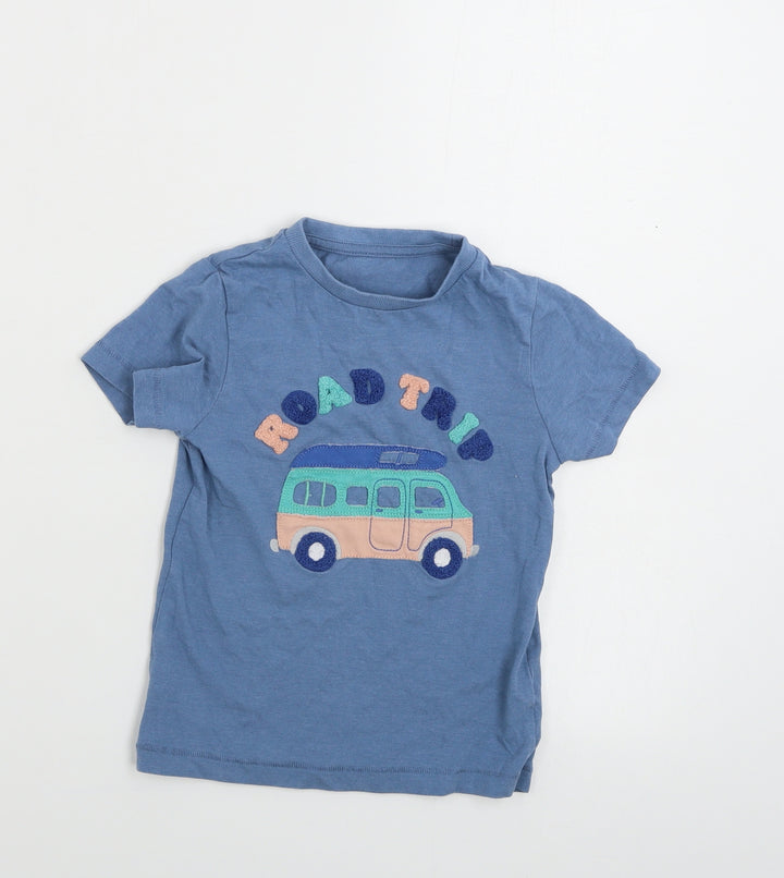 Marks and Spencer  Boys Blue   Basic T-Shirt Size 2 Years