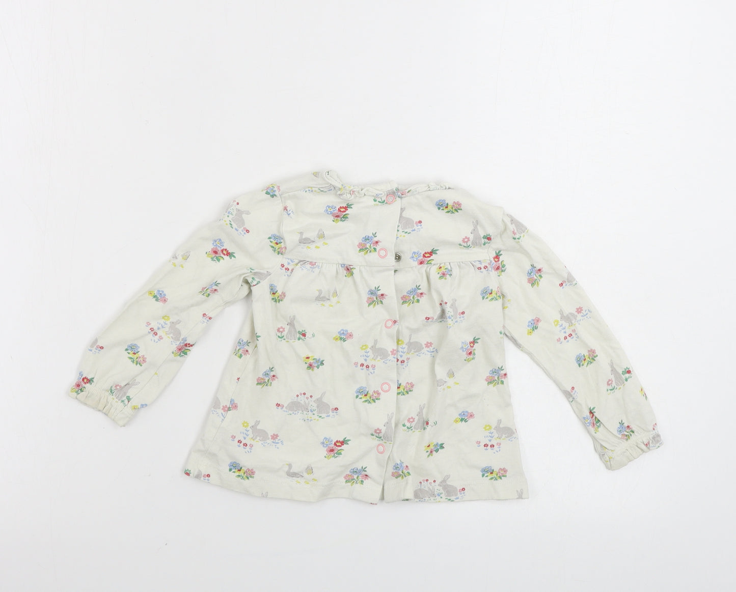Mini Boden Girls White   Jacket Coatigan Size 18-24 Months