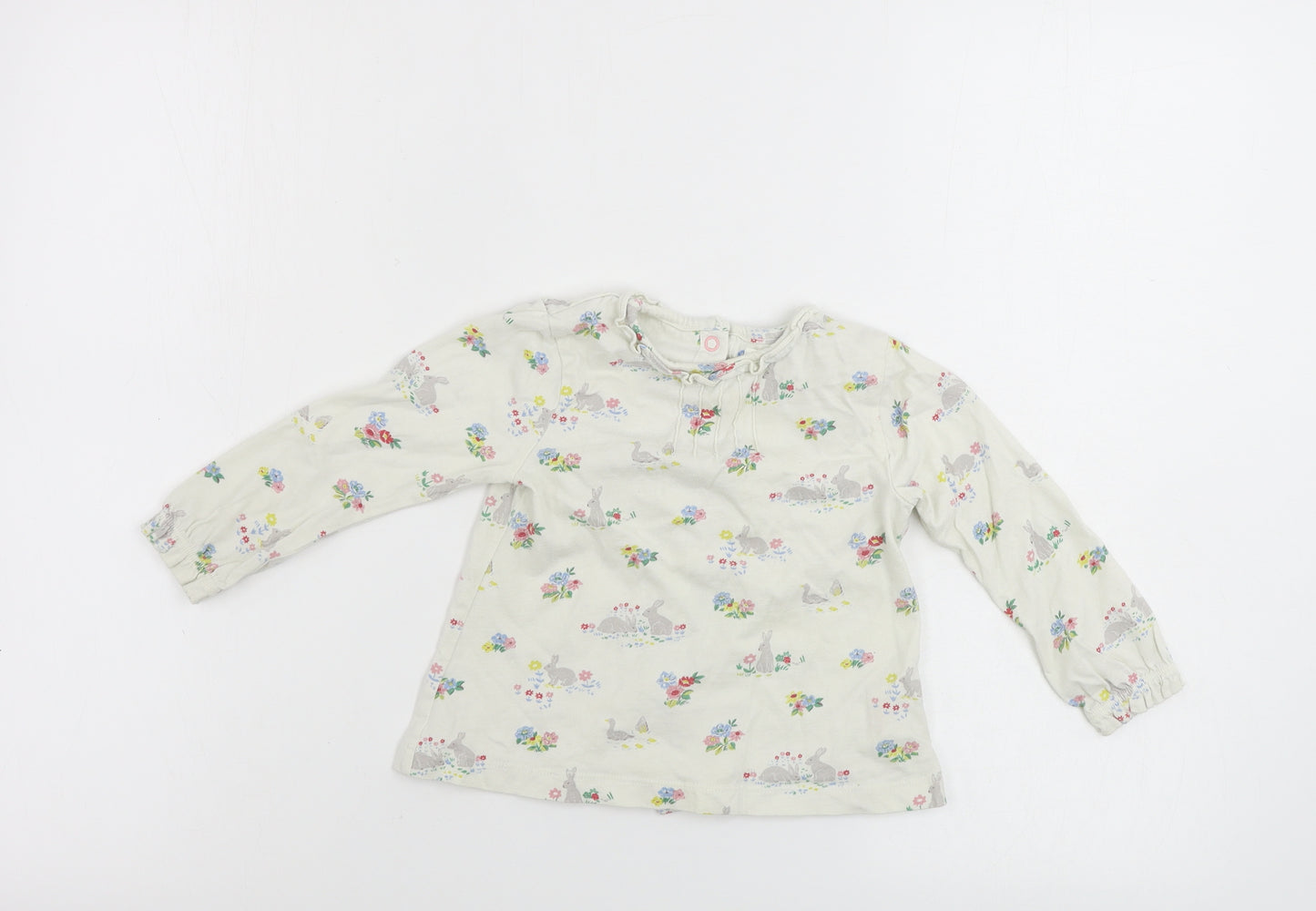 Mini Boden Girls White   Jacket Coatigan Size 18-24 Months
