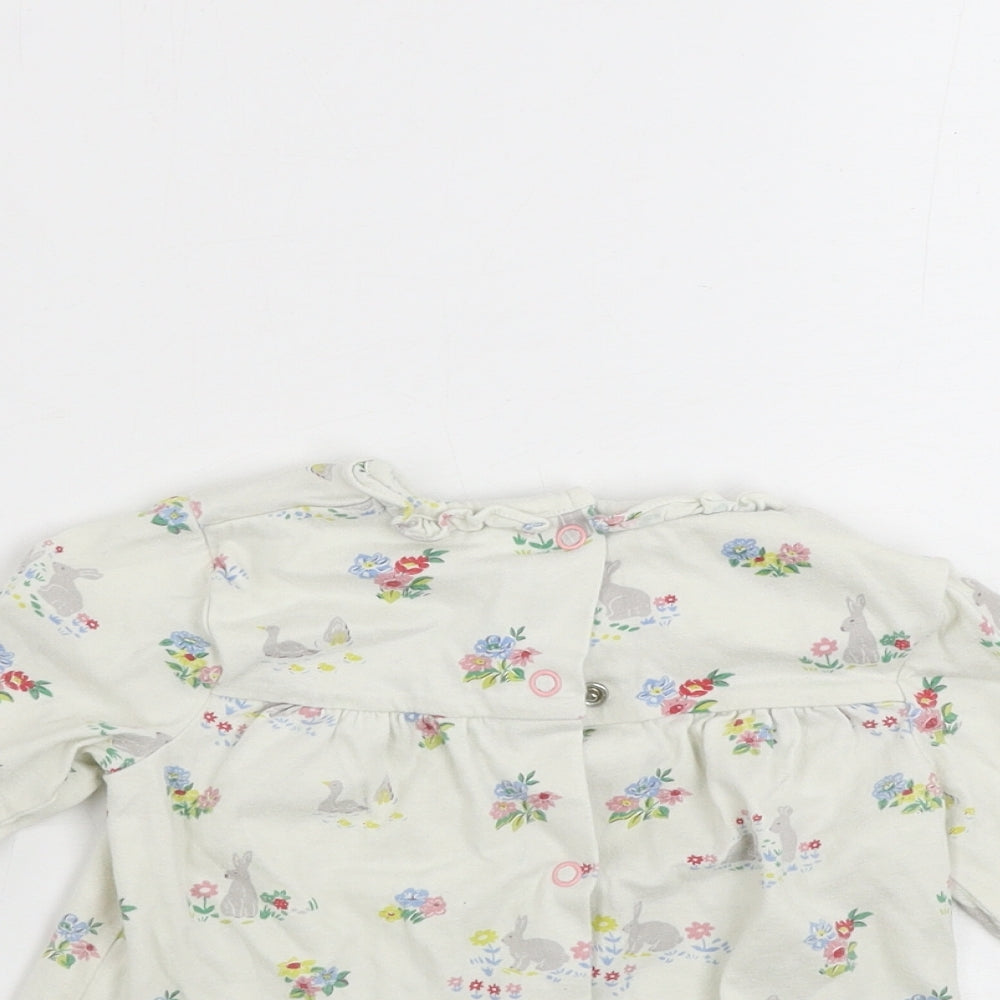 Mini Boden Girls White   Jacket Coatigan Size 18-24 Months