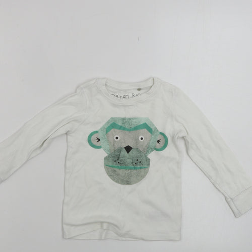 NEXT  Boys White   Pullover Jumper Size 2-3 Years