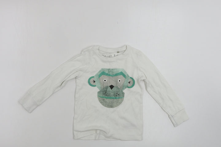NEXT Boys White Pullover Jumper Size 2-3 Years