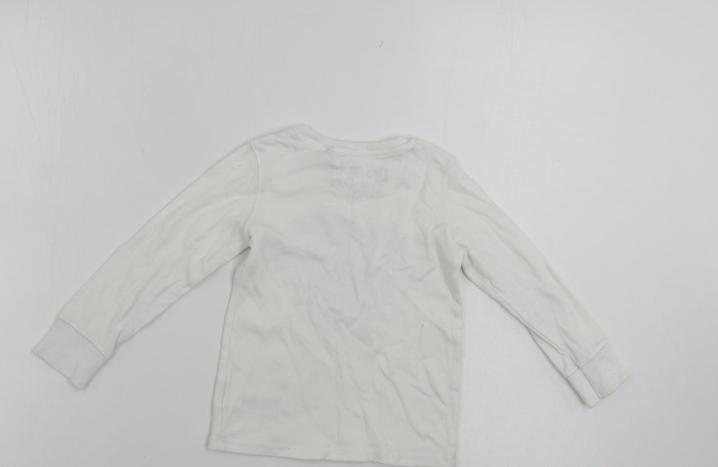 NEXT  Boys White   Pullover Jumper Size 2-3 Years