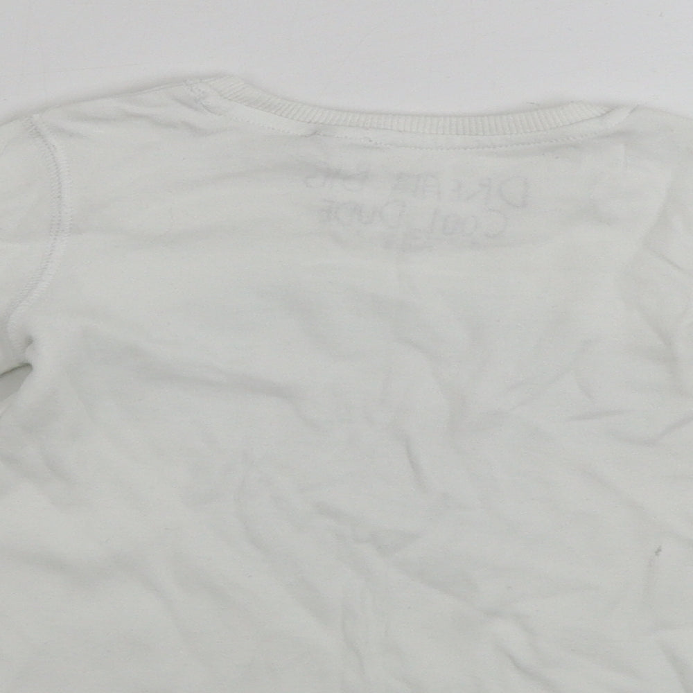 NEXT  Boys White   Pullover Jumper Size 2-3 Years