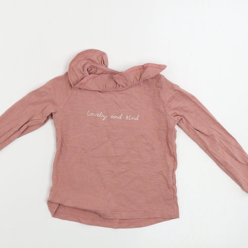 TU Girls Pink   Basic T-Shirt Size 2-3 Years