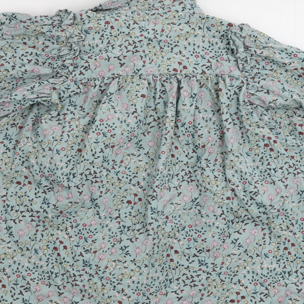 NEXT  Girls Green Floral  A-Line  Size 2 Years