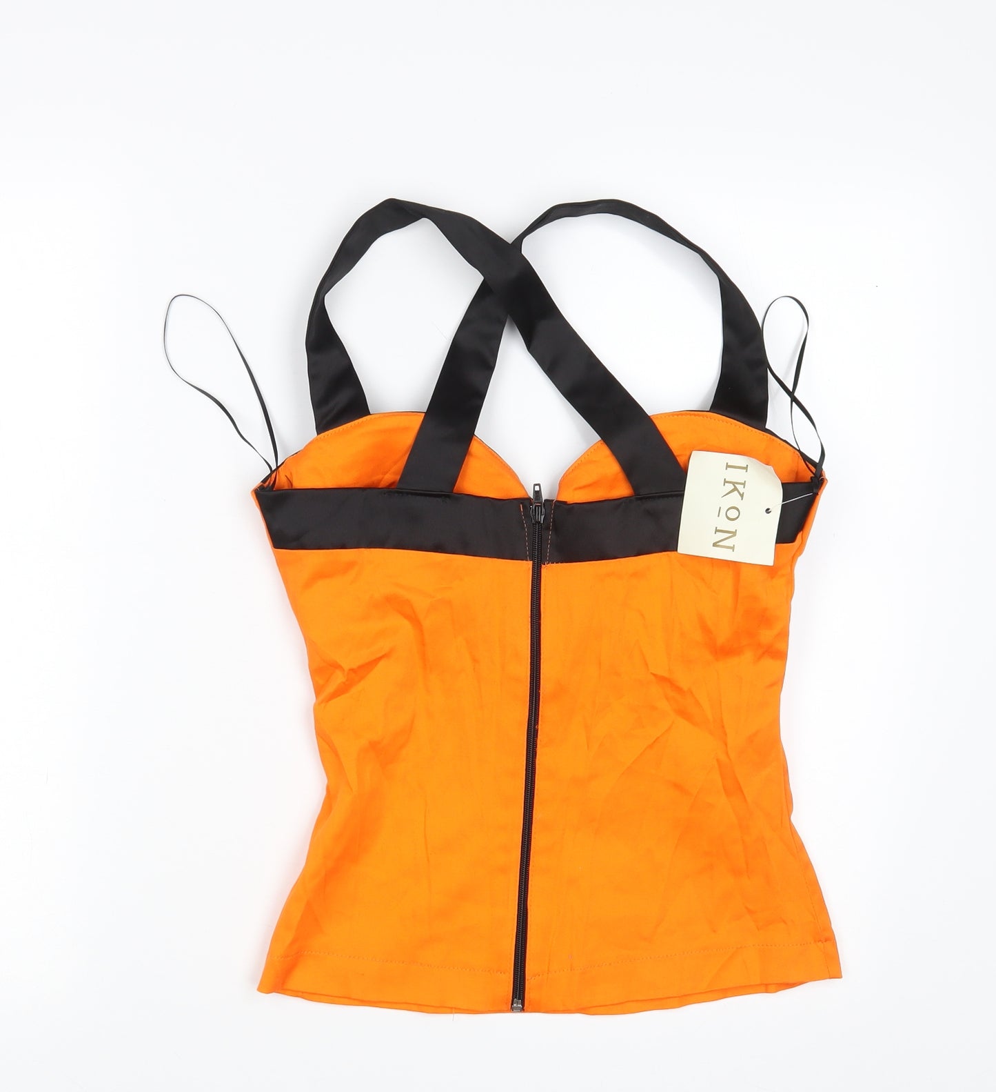 Ikon Womens Orange   Cropped Tank Size 10