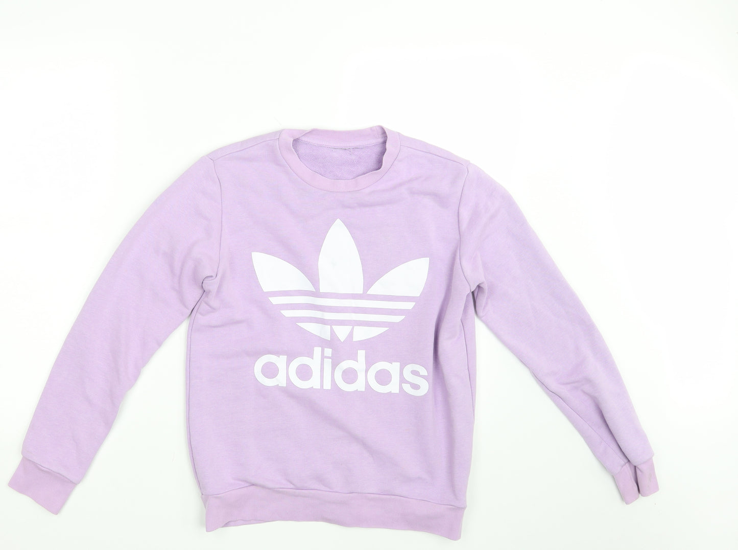 adidas Womens Purple   Pullover Sweatshirt One Size