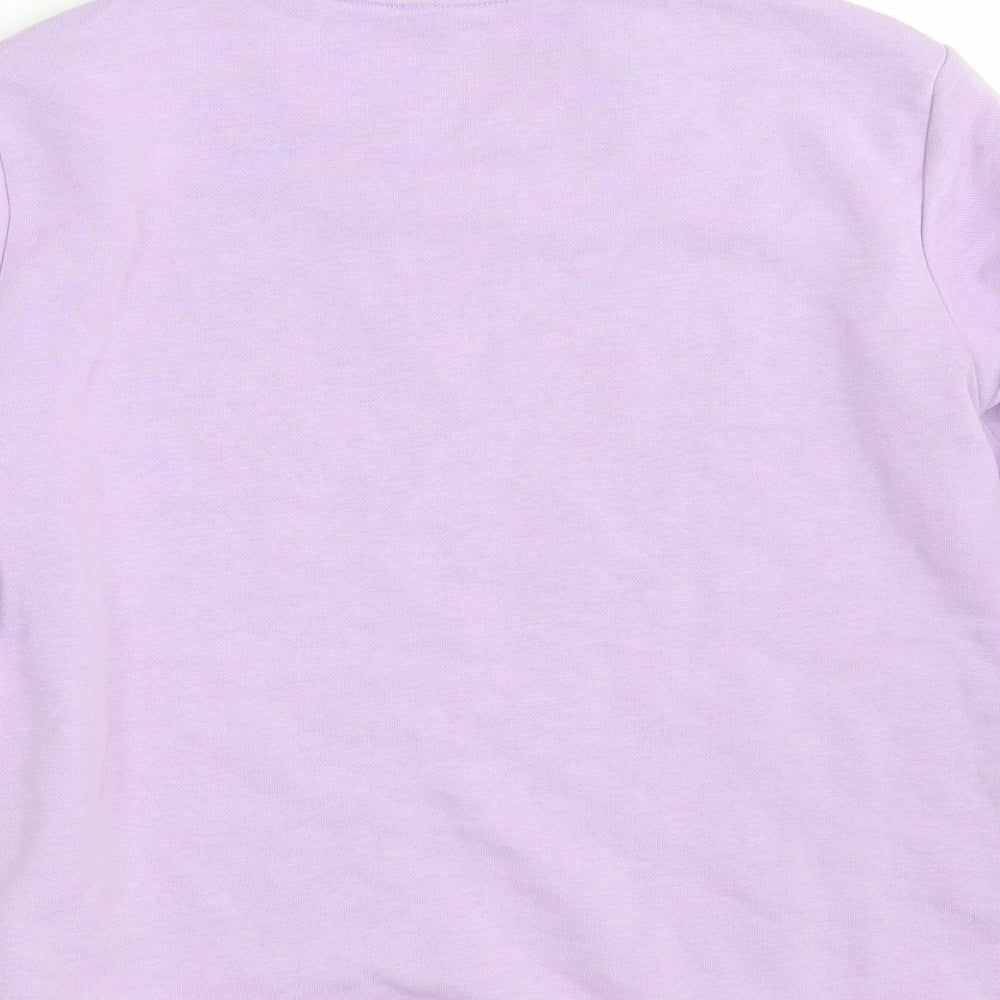 adidas Womens Purple   Pullover Sweatshirt One Size