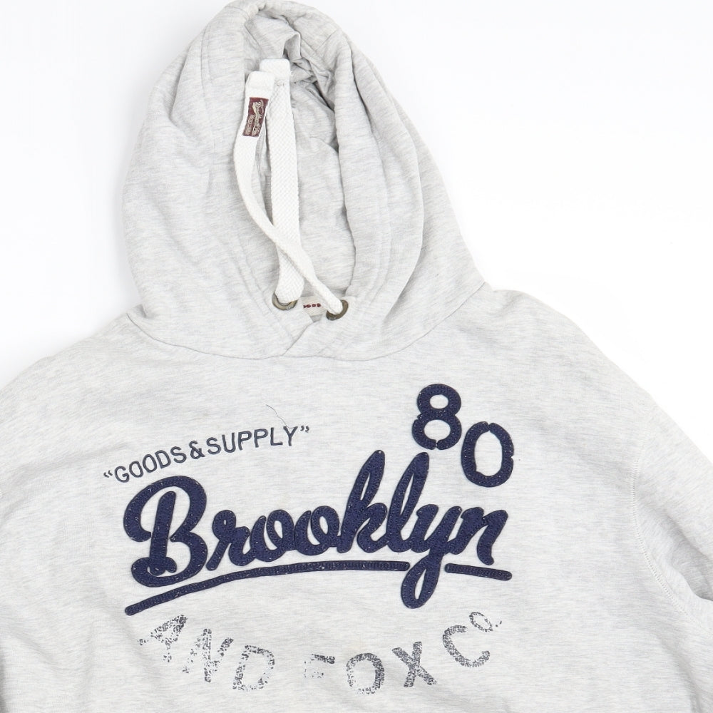 George Mens Grey   Pullover Hoodie Size 3XL  - Brooklyn