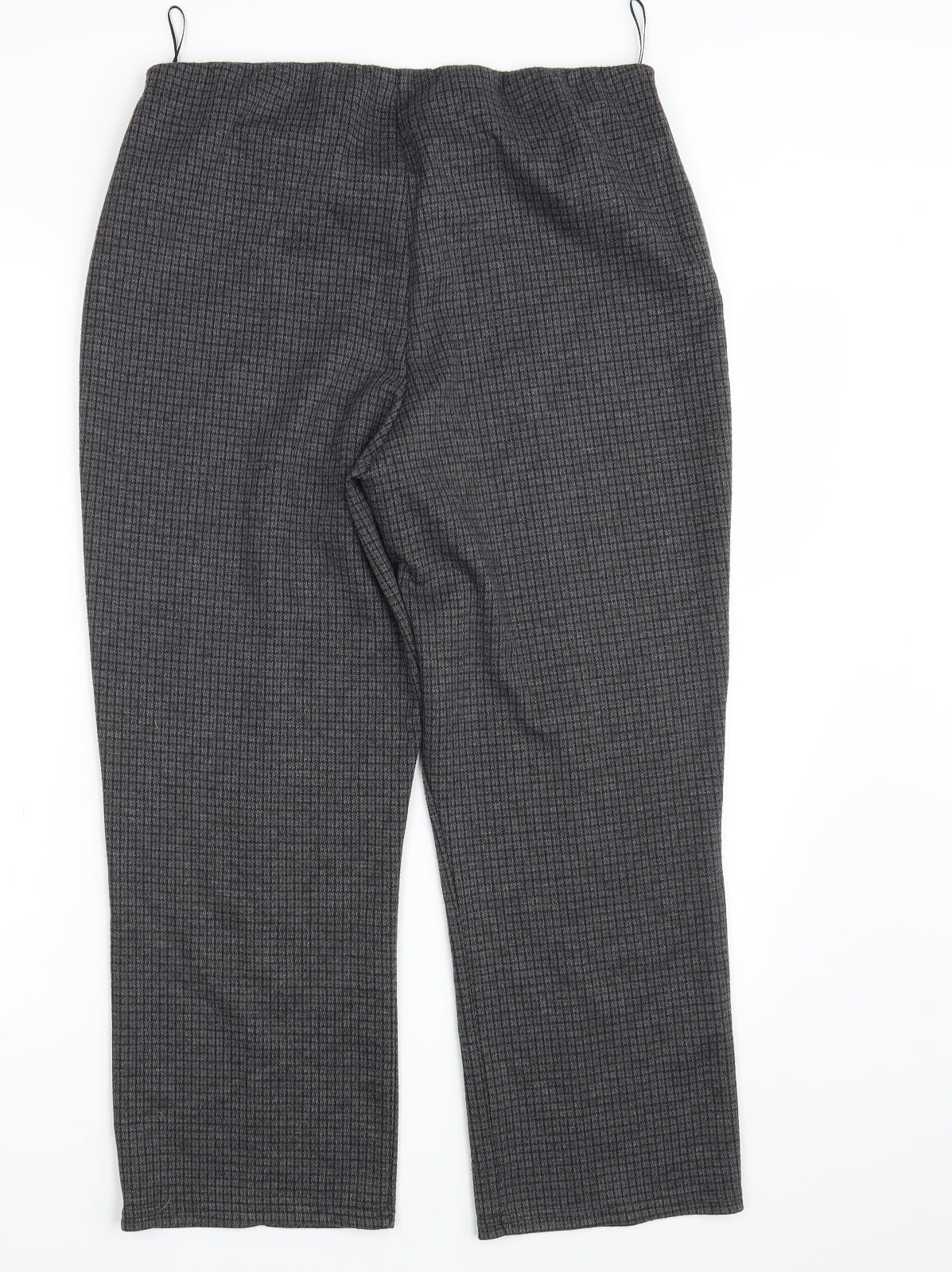 Bonmarché Womens Grey   Cropped Trousers Size 14 L25 in