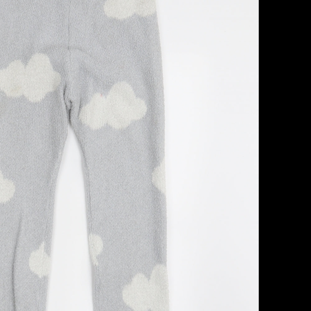 Avenue Womens Grey Geometric  Jogger Trousers Size S L28 in
