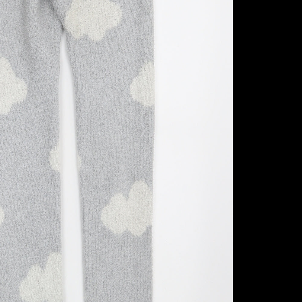 Avenue Womens Grey Geometric  Jogger Trousers Size S L28 in