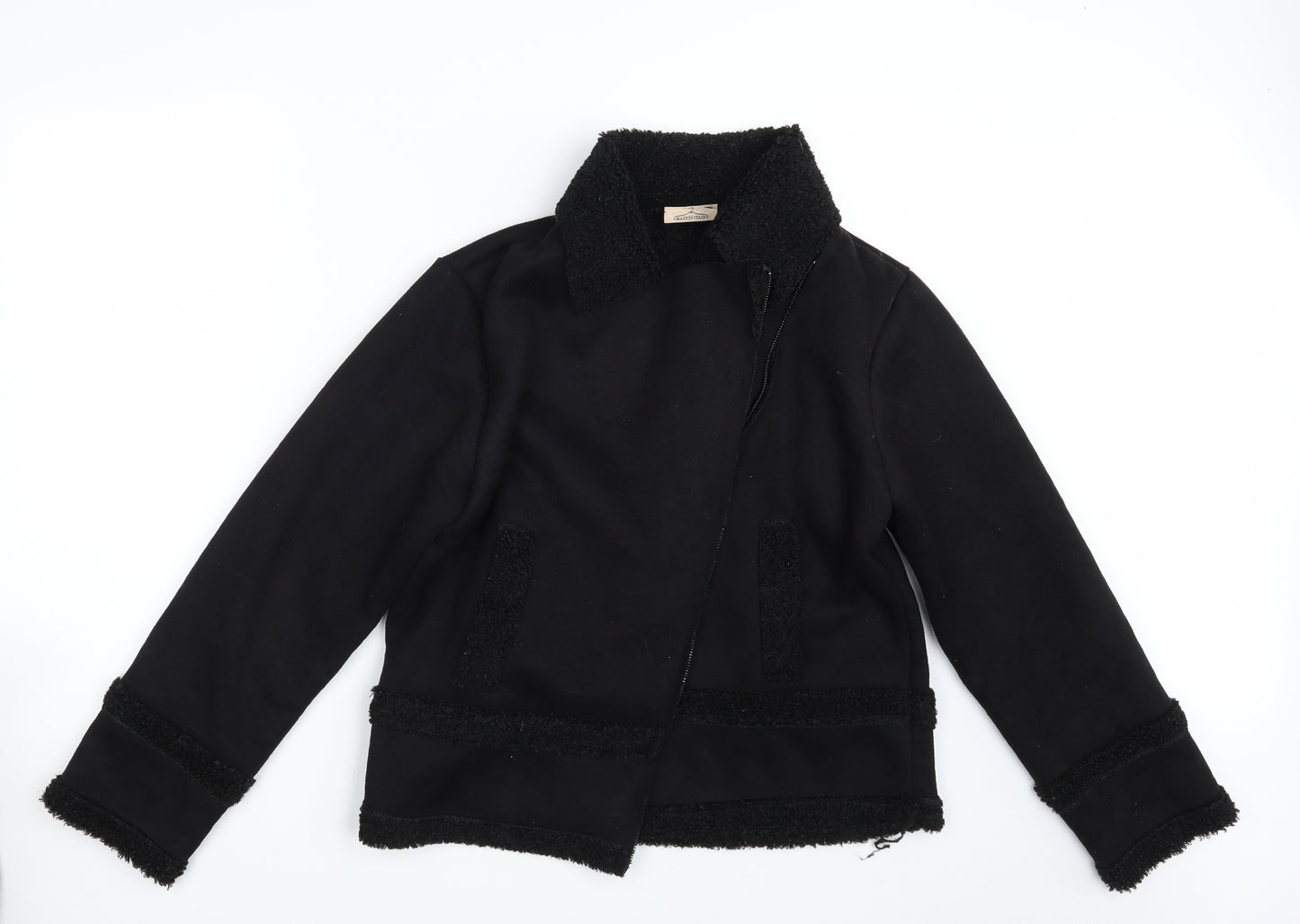 Made in Italy Womens Black   Jacket Blazer Size L