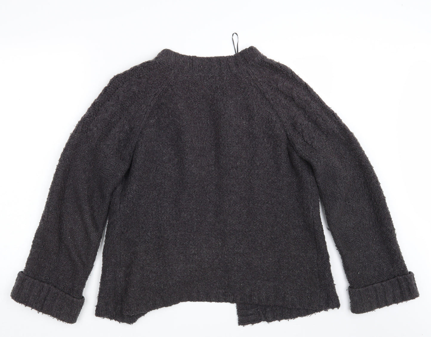 TU Womens Black  Knit Cardigan Jumper Size 12
