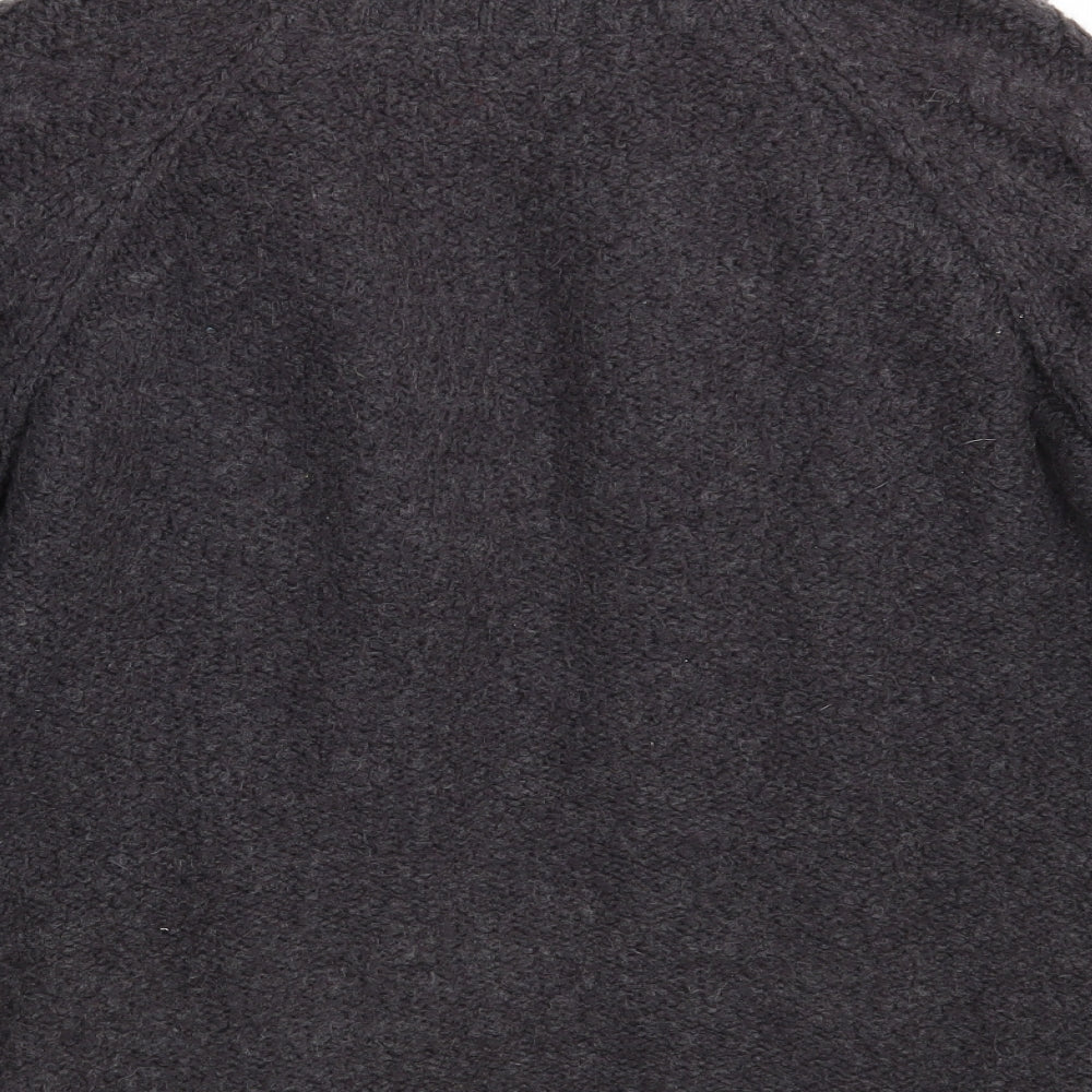 TU Womens Black  Knit Cardigan Jumper Size 12