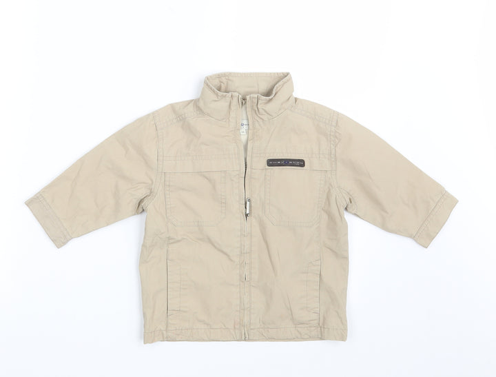 Chevognon Boys Beige Jacket Size 12 Months
