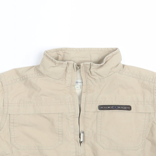 Chevognon Boys Beige   Jacket  Size 12 Months