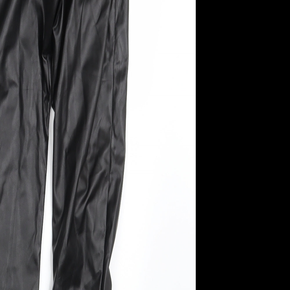 Boohoo Womens Black   Jegging Leggings Size 14 L30 in