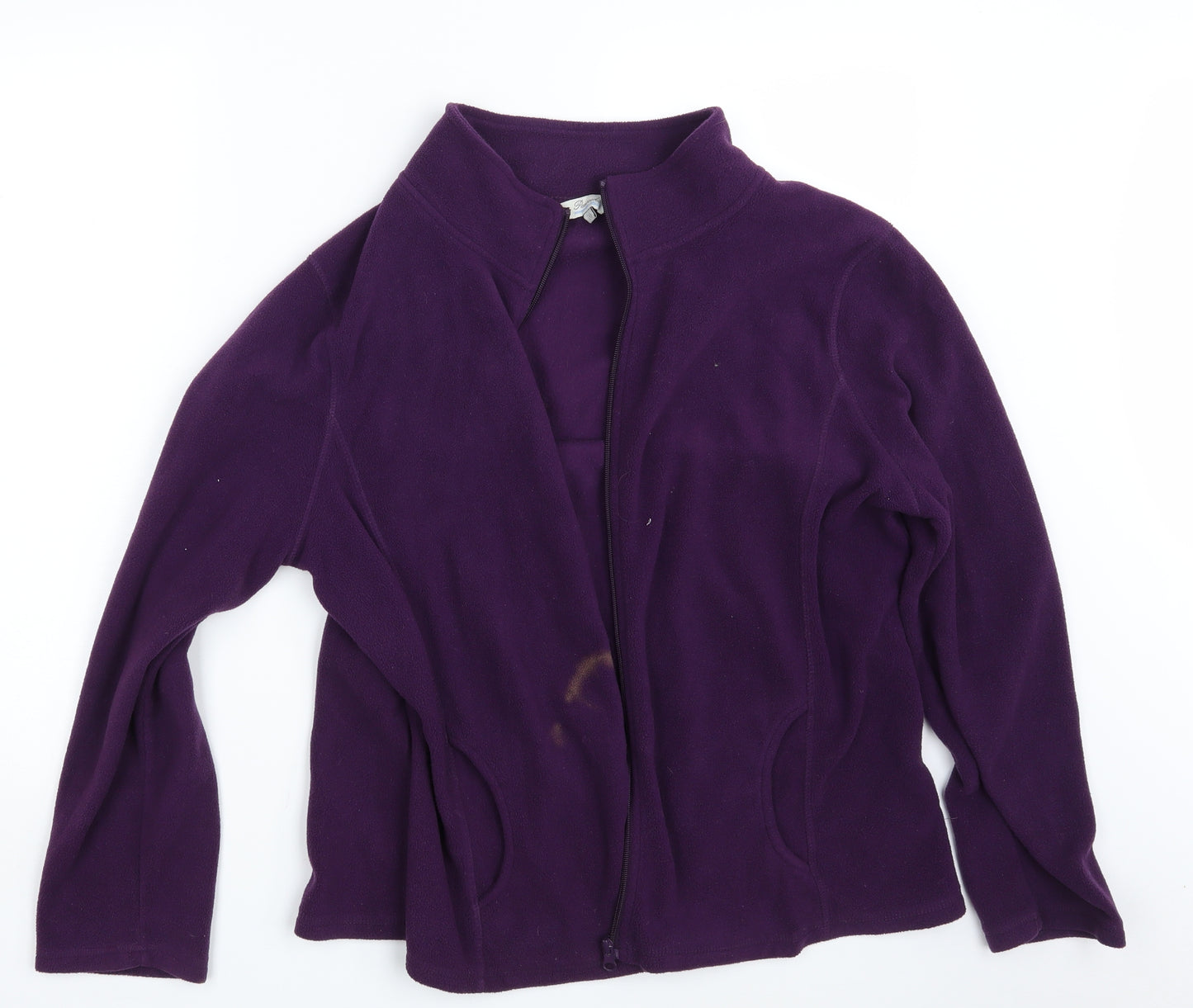 Peacocks Womens Purple   Full Zip Jumper Size 20