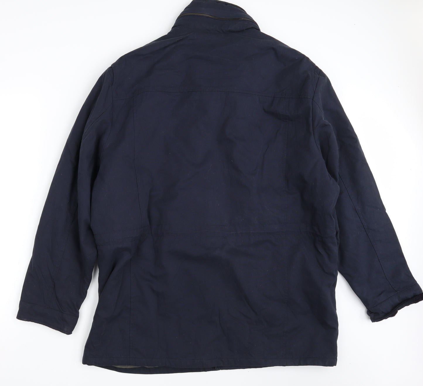 Blue Harbour Mens Blue   Overcoat Coat Size XL